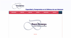 Desktop Screenshot of bravorestrepoabogados.com